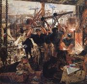 William Bell Scott Iron and Coal china oil painting artist